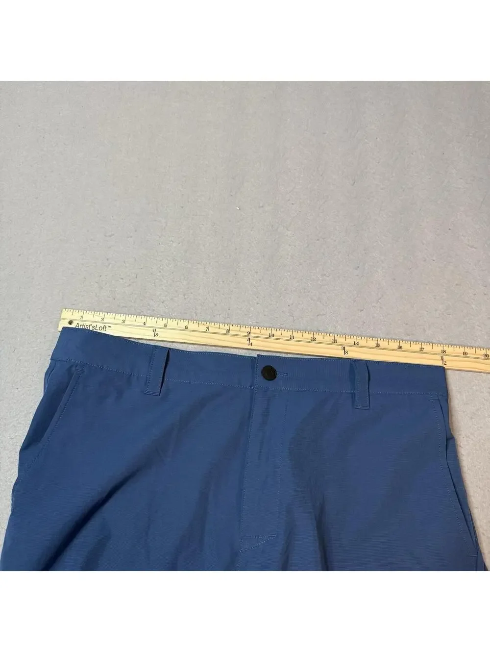 Banana Republic Men's Blue Golf Shorts‎ Size 36 Stretch Performance Casual READ